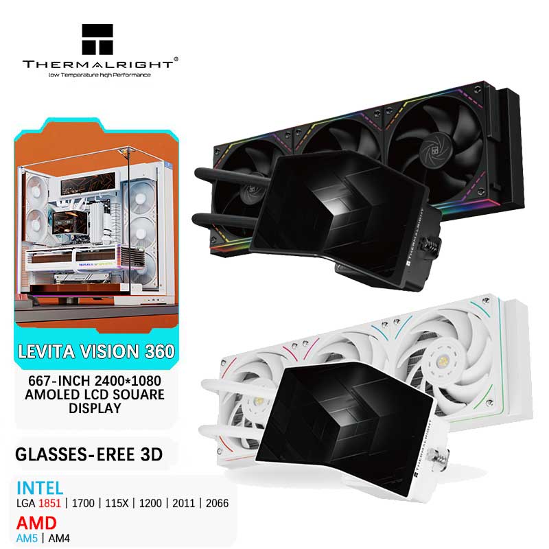 Pc Gaming Liquid - Thermalright LEVITA VISION 360 オールインワン 360MM