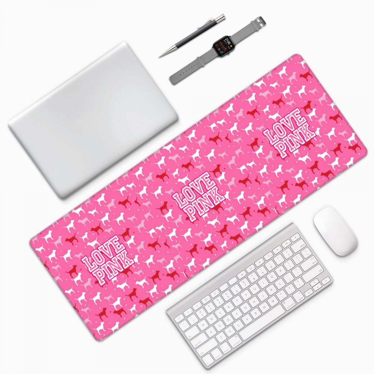 Pc Gaming Pink - ラブピンク大型マウスパッド コンピューターキーボードマウスマット ゲーミングPC ノートパソコン デスクマット オフィスアクセサリー