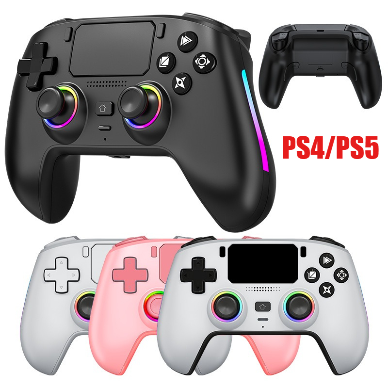 Pc Gaming Lounge - PS5/PS4対応、ワイヤレスゲームパッド。ジャイロセンサー、ホール効果ジョイスティック、エフェクトトリガー、内蔵スピーカー搭載。有線コントローラーとしても使用可能。ワイヤレスゲームに最適。