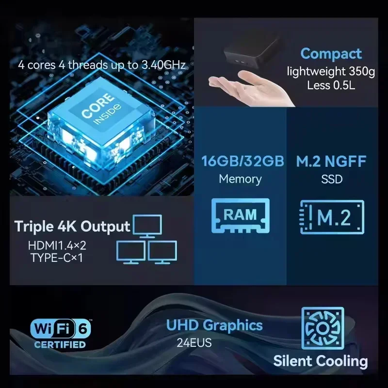 MINIコンピューター、Windows 11、Intel C - Pc Gaming Intel のレビューと価格